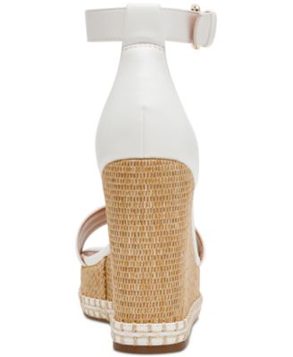 Tammara Ankle-Strap Platform Espadrille Wedge Sandals