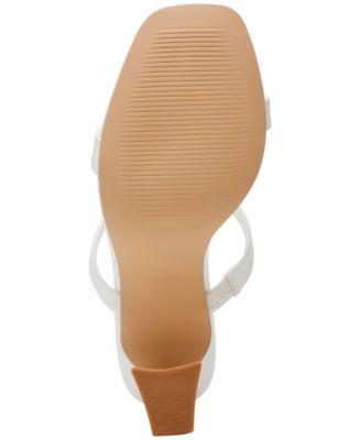 Women's Yorke Two-Band Square-Toe High-Heel Dress Sandals