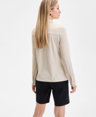 Women's Knit Utility Shirt, Exclusively at Macy's
