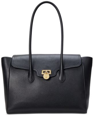 Pebbled Leather Extra-Large Tanner Satchel