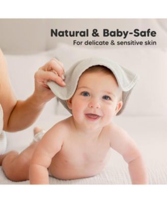 6pk Deluxe Baby Washcloths, Organic and Soft Baby Wash Cloth, Baby Bath Towel, Face Cloths