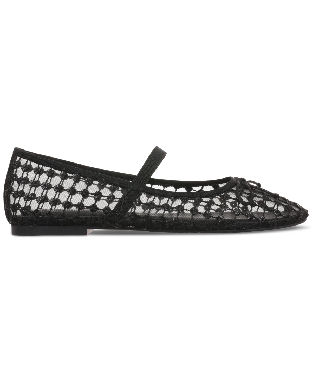On 34th Women's Farroh Flats, Exclusively At Macy's In Black Woven