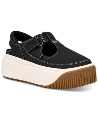 Women's EZ-Duzzit T-Strap Platform Flats