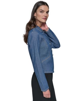 Women's Double-Breasted Denim Jacket