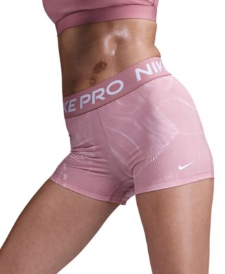 Nike - Women's  Pro Printed Jacquard-Waistband Shorts