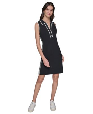 Women's Tank Logo-Tape Polo Dress