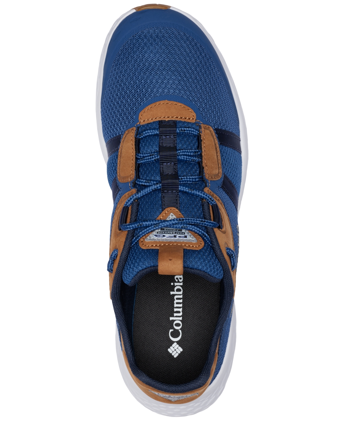 Columbia Men's Castback Tc Pfg Fishing Sneakers In Carbon,collegiate Navy