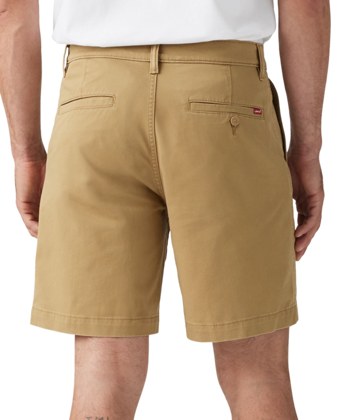 Мужские шорты Levi's Relaxed-Fit 8" Chino, цвет: Хаки — фото 3