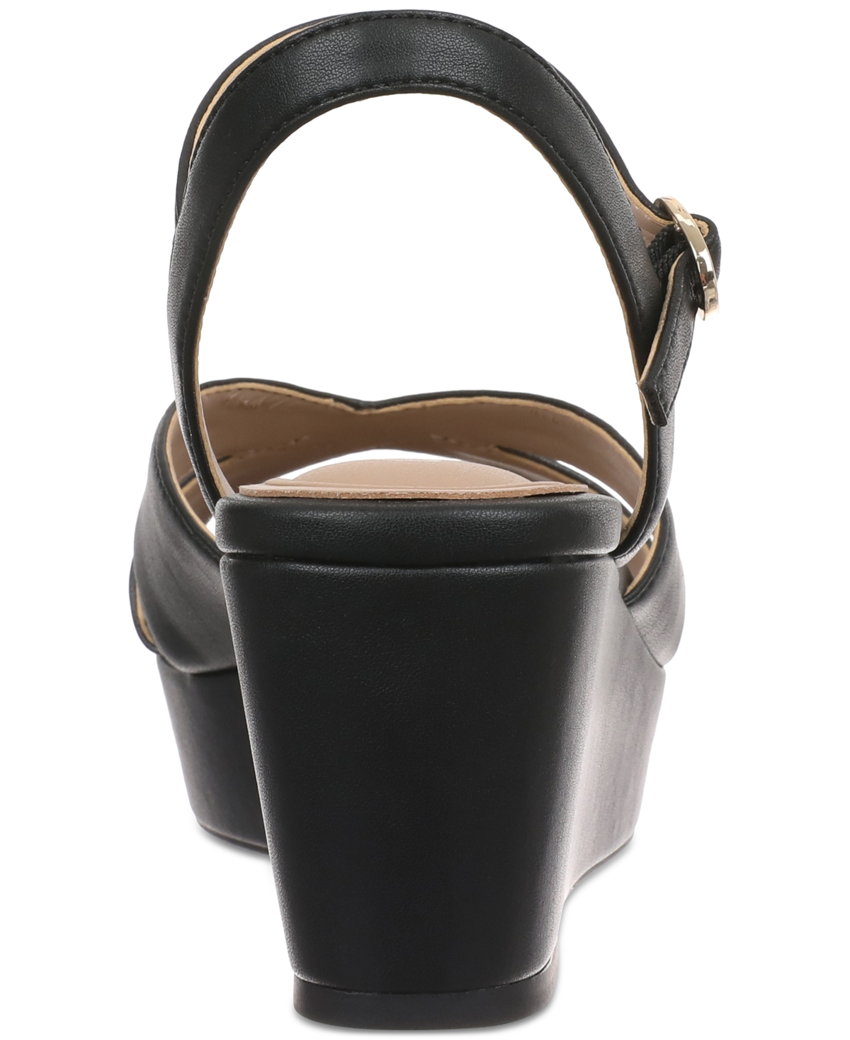 Shop Giani Bernini Women's Jayleen Platform Wedge Sandals, Created For Macy's In Black