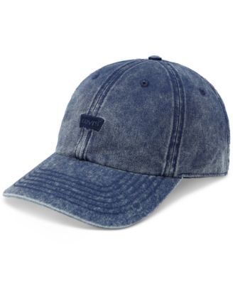 Men's Snow Washed Batwing Logo Baseball Hat