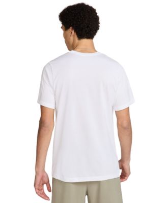 Men's Dri-FIT Fitness Short Sleeve Crewneck Logo T-Shirt