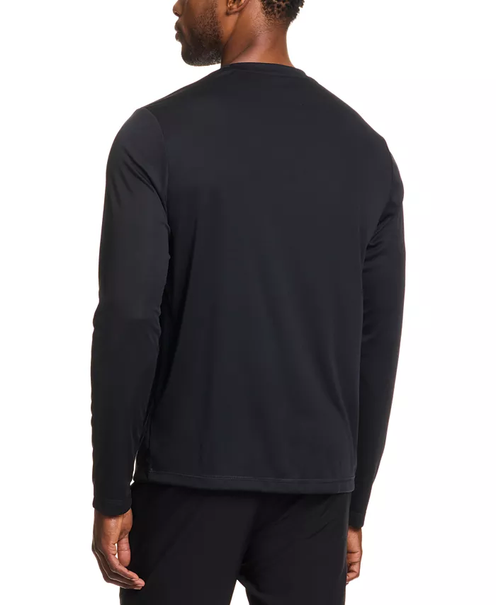 Men's Tech Long Sleeve Crewneck Logo T-Shirt - thumbnail 8