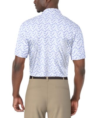 Men's Classic-Fit Geo-Print Golf Polo Shirt 