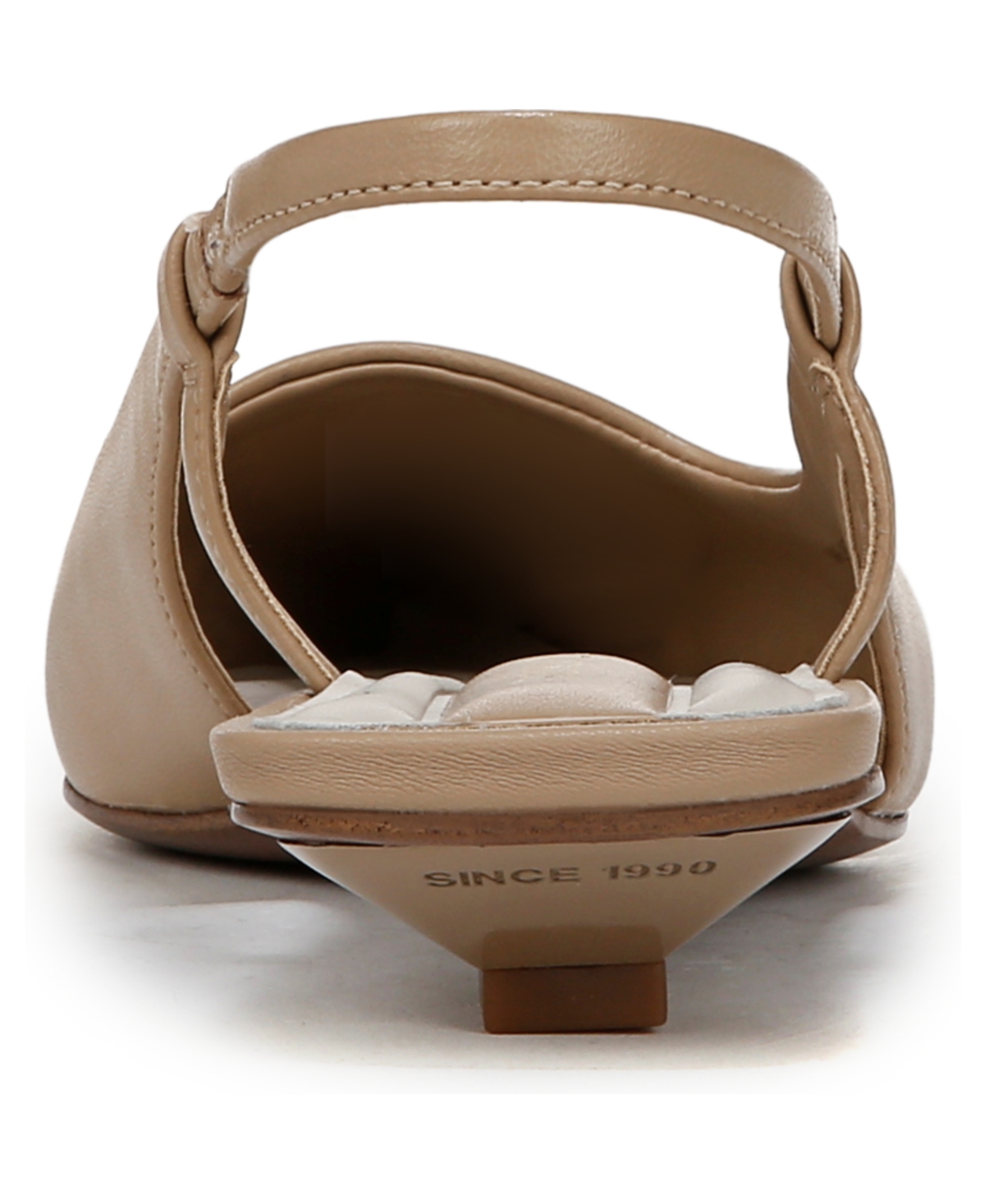 Franco Sarto Women's Palmira Pointed Toe Slingback Pumps In Latte Beige Leather