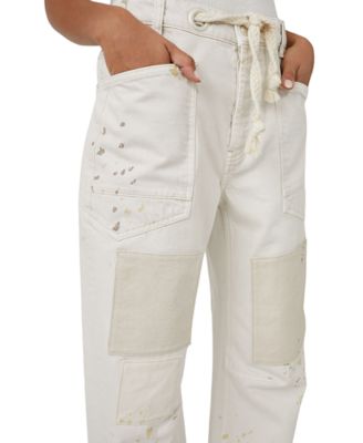 Women's Moxie Drawstring Barrel-Leg Jeans
