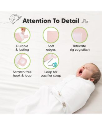 3pk Soothe Baby Swaddle, Organic Baby Swaddle Sleep Sacks, Newborn, Infant Swaddle Sack