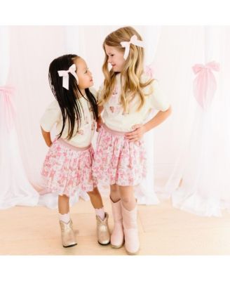 Little and Big Girls Coquette Cowgirl Tutu Skirt