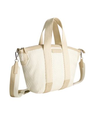 Soft Woven Zip-Top Tote