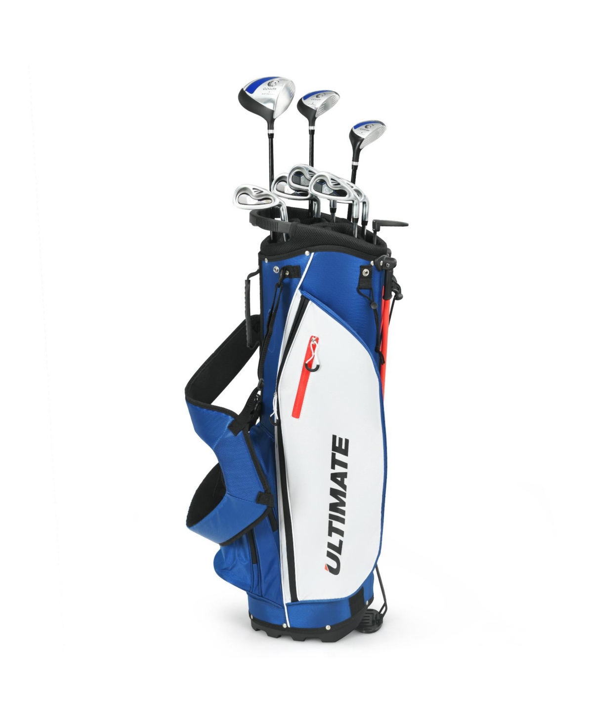 Men s Profile Complete Golf Club Package Set Includes 10 Pieces - Blue