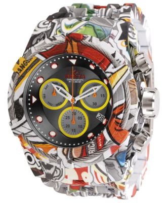 Men's 30065 Bolt Quartz Chronograph Yellow, Gunmetal Dial Watch