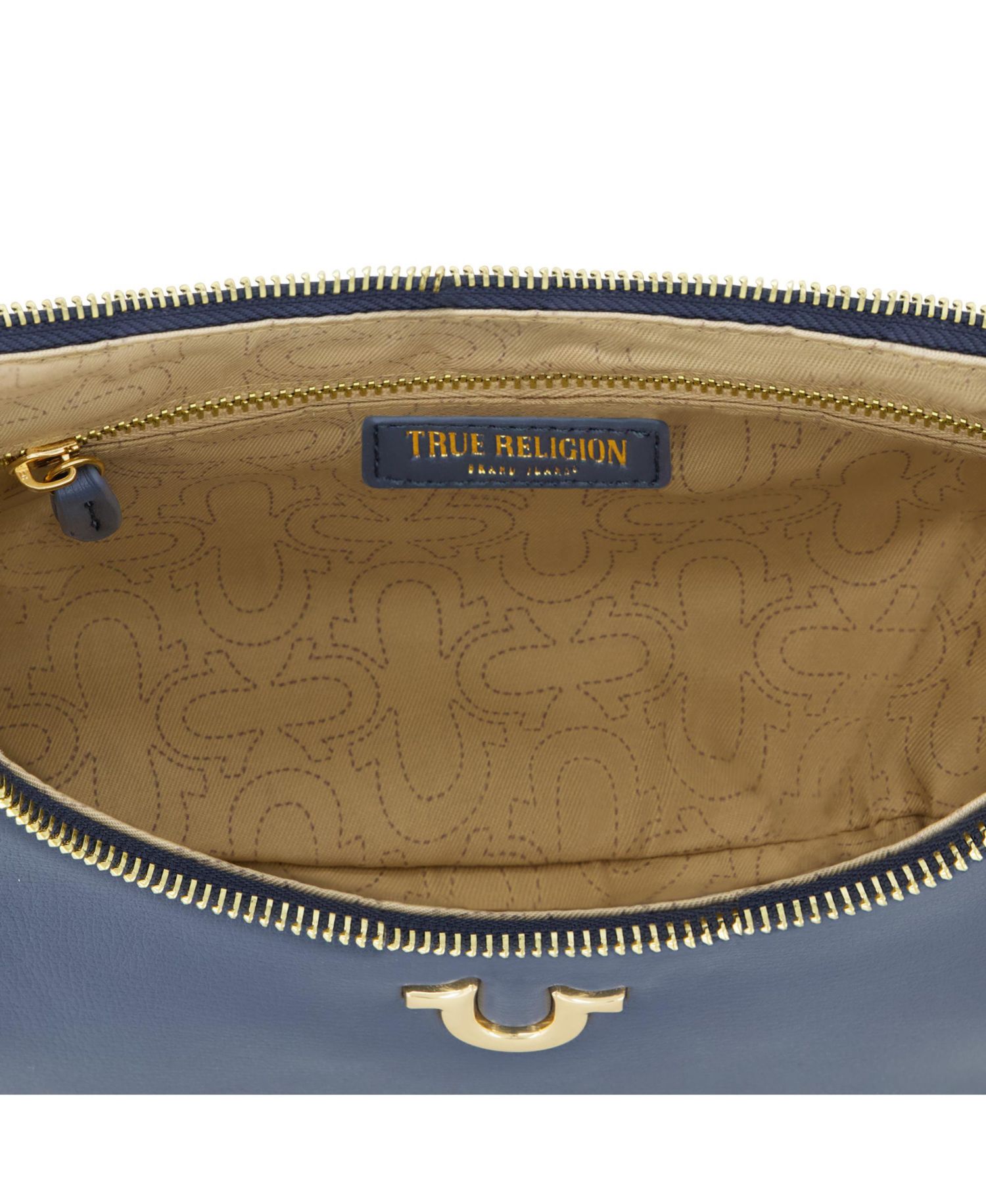 Zip Top Crescent Hobo Bag