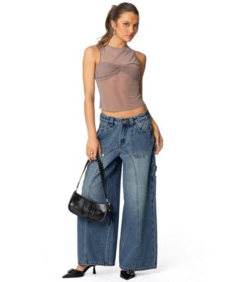 Womens Tal Baggy Low Rise Carpenter Jeans