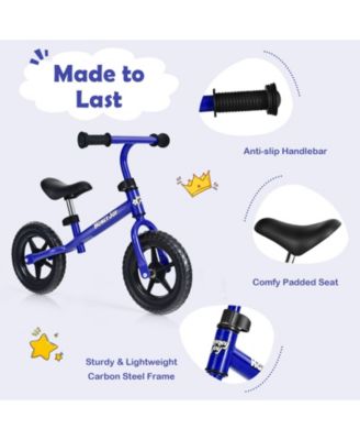 Kids No Pedal Balance Bike Adjustable Ages 30 Months to 5 Years