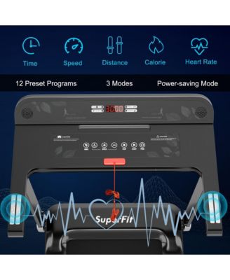 Electric Folding Treadmill Portable Cardio Running Machine w/ APP Control