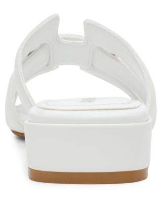 Women's Loyal Square Toe Slide Flat Sandals