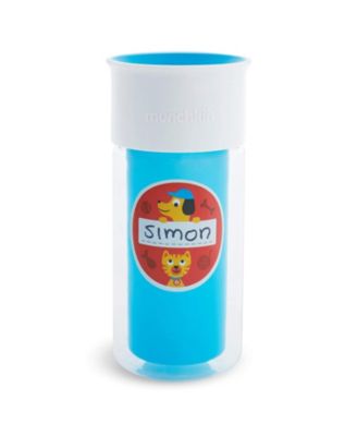 Toddler Miracle 360 Insulated Sippy Cup, with Stickers, 9 Ounce, Blue