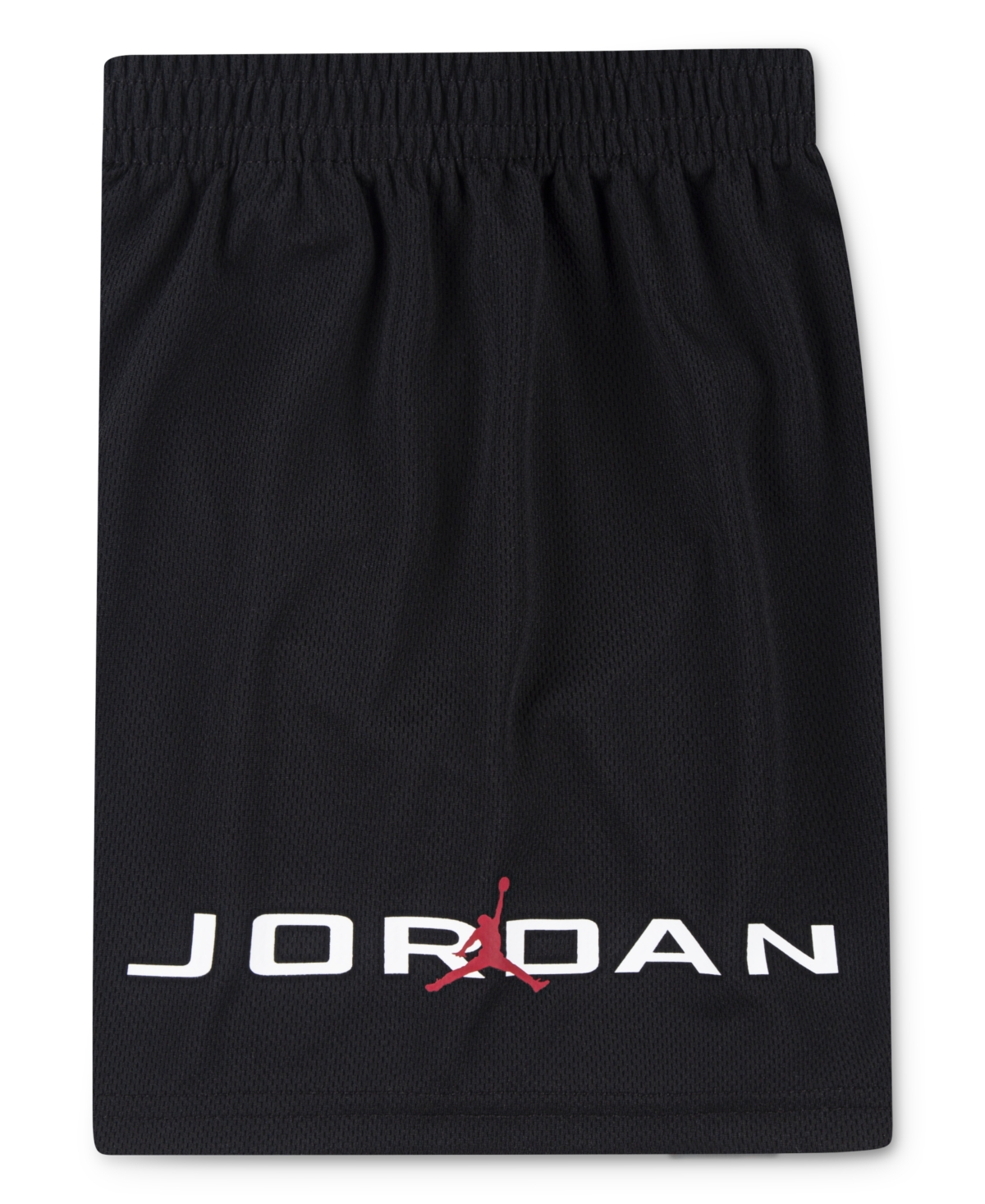 Shop Jordan Little Boys 2-piece Mj Baseline Mesh Shorts And T-shirt Set In Black