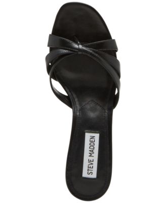 Women's Cary Strappy Kitten-Heel Mule Sandals