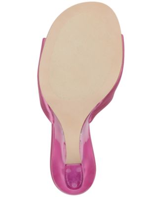 Mew-2 Sculpted Vinyl Wedge Sandals
