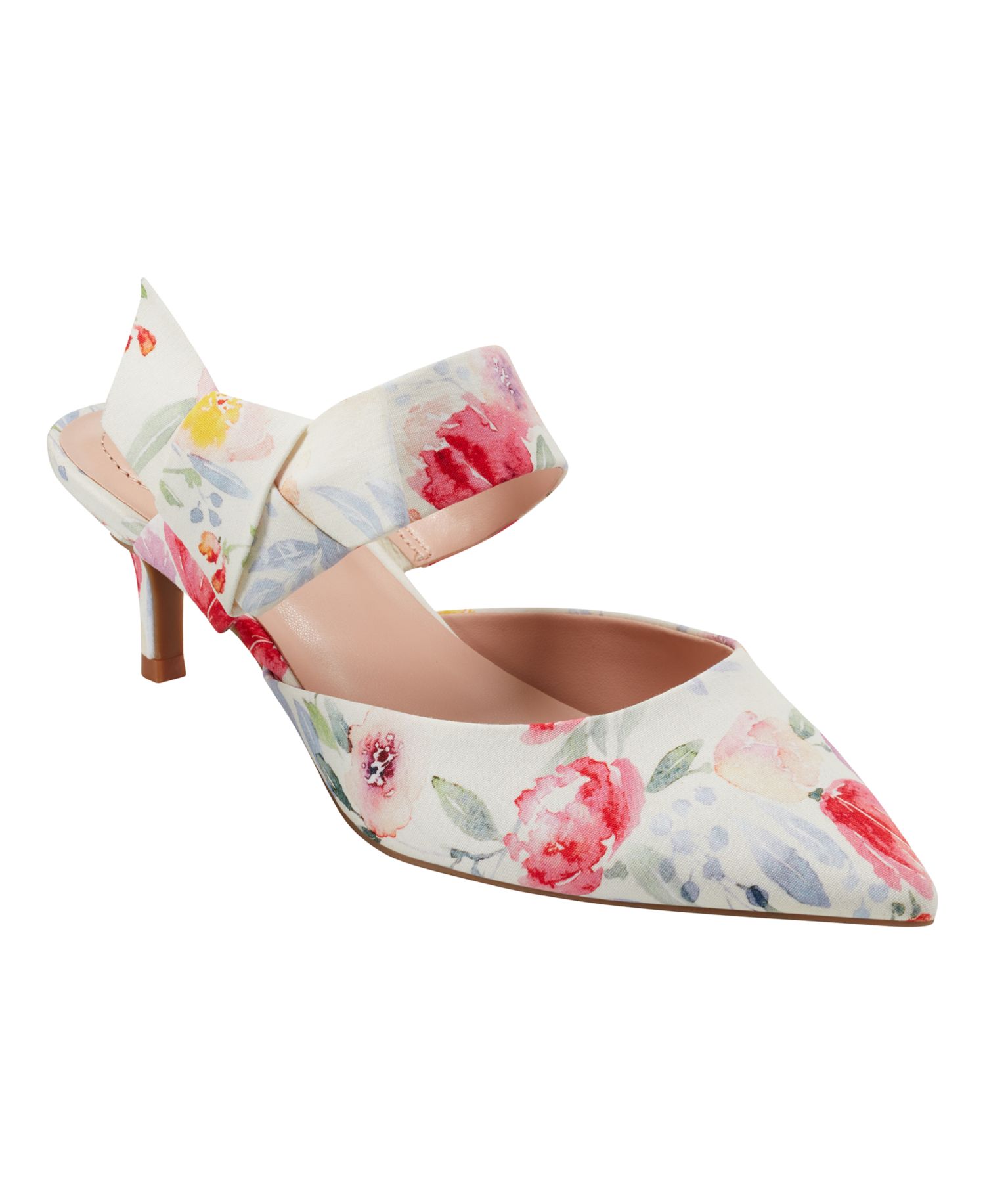 Women's Millie Bow Strap Kitten Heel Mules