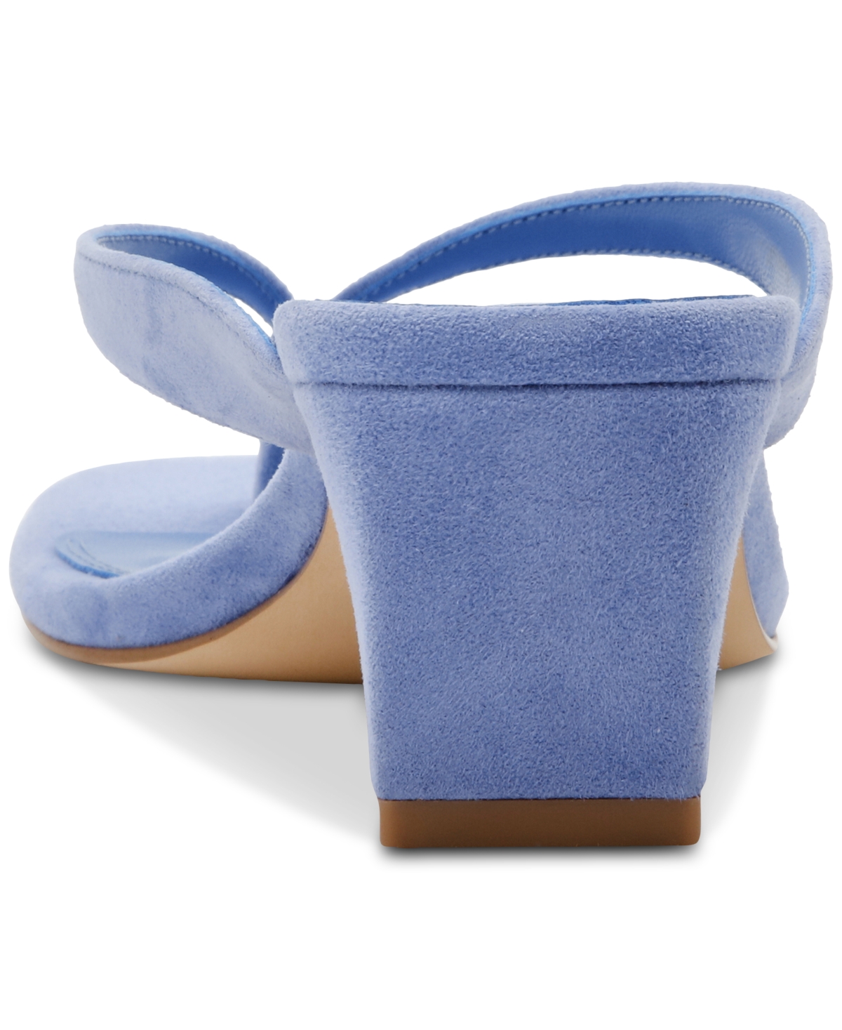 Steve Madden Women's Ninna Blade Heel Thong Sandals In Blue Suede