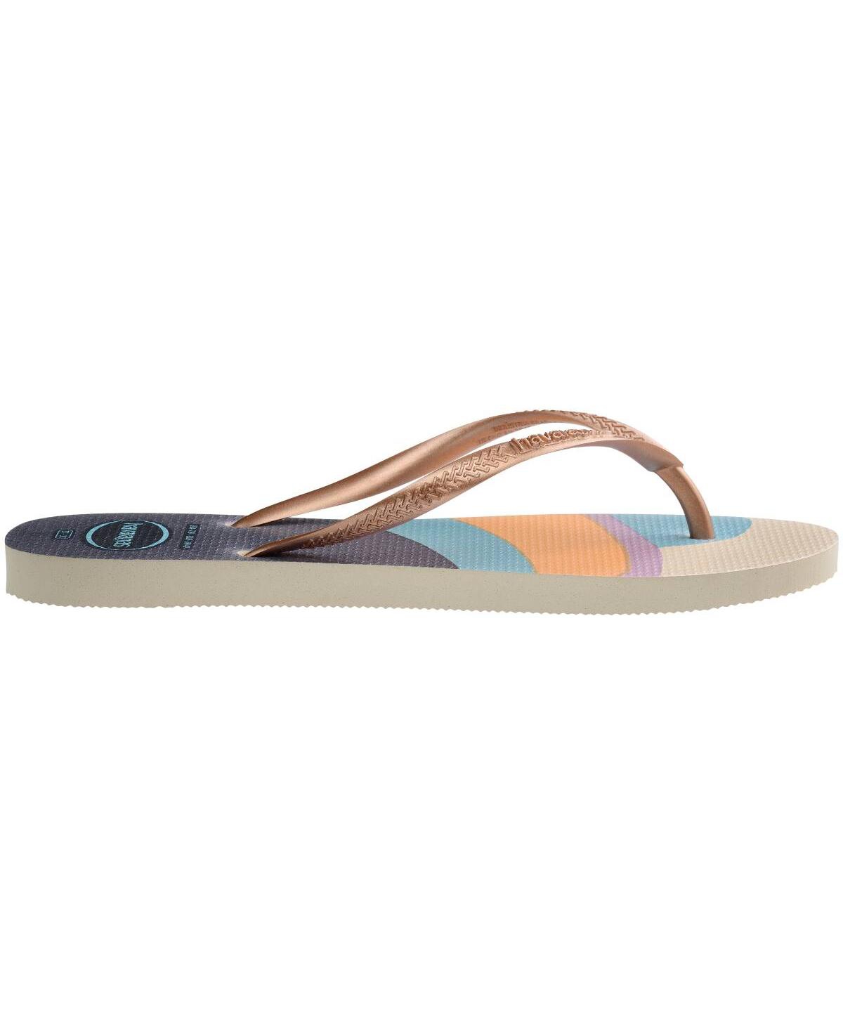HAVAIANAS WOMEN'S SLIM PALETTE ROUND TOE SANDALS 