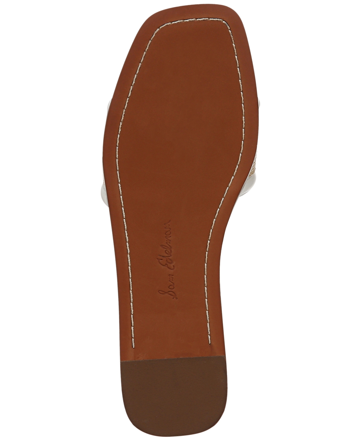 SAM EDELMAN WOMEN'S IRINA LOGO EMBLEM SLIDE SANDALS 