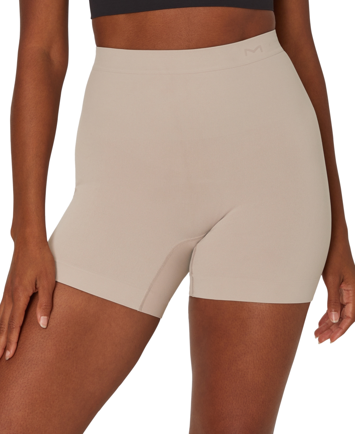 Maidenform Women's Everyday Seamless Shapewear Mid-waist Thigh Slimmer Dms831 In Evening Blush