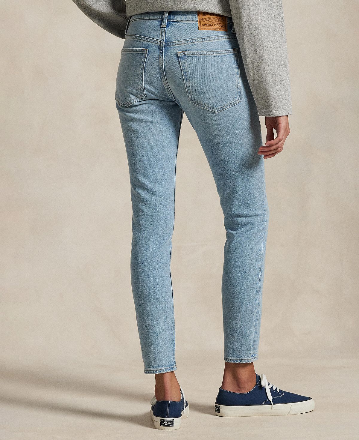 Polo Ralph Lauren Women's  Mid-Rise Super-Slim Jeans view 5 — MAYCSS fashion products