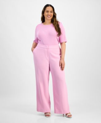 Plus Size Wide-Leg Pants