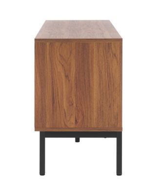 Particle Board/MDF/Iron 29.21'' Lylia 4 Door Media Stand