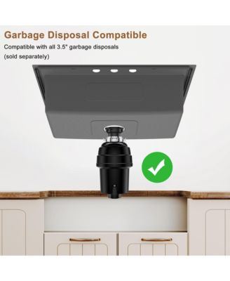 Single Bowl Stainless Steel Topmount  33" x 22" Kitchen Sink with Accessories