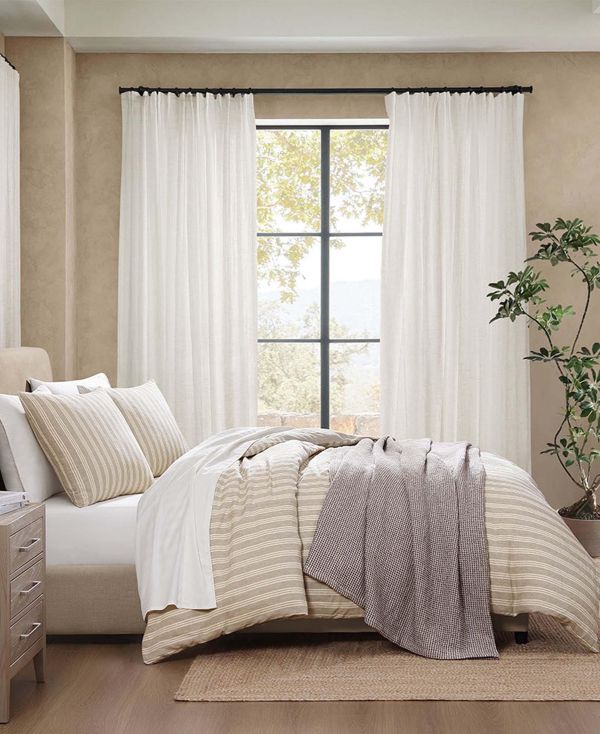 Organic Cotton Washed Waffle Blanket