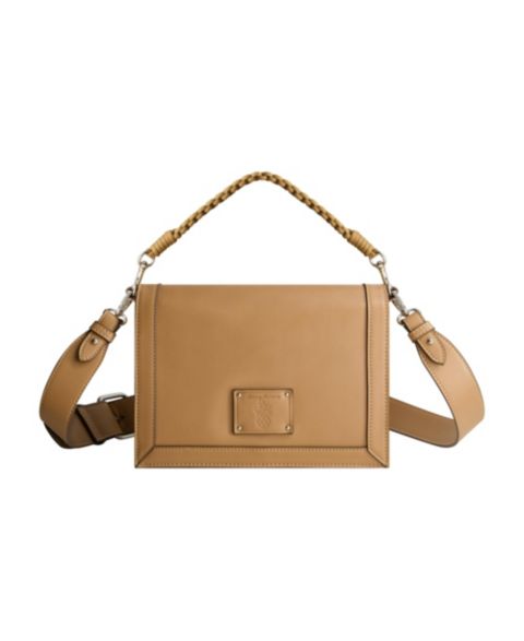 Женская сумка Tommy Bahama Debossed Logo Flat Messenger, цвет: Рыжевато-коричневый
