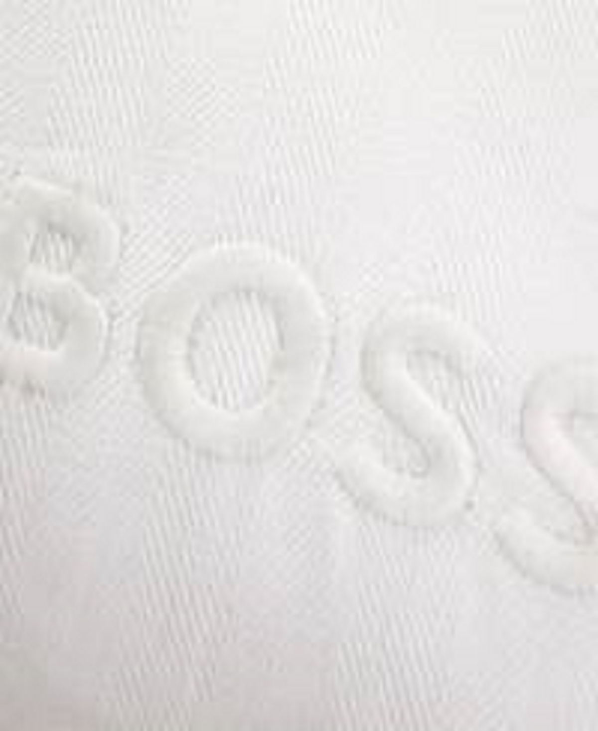Boss Home By Hugo Boss Bold Logo Decorative Pillow, 13"x 22" In Milk