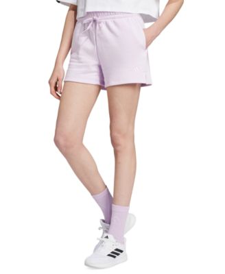 adidas - Women's The Essentials Fleece Logo Pull-On Shorts