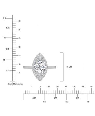 Marquise Cubic Zirconia Ring in Sterling Silver