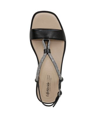 Women's Radiant Square Open Toe Slingback Dress Sandals