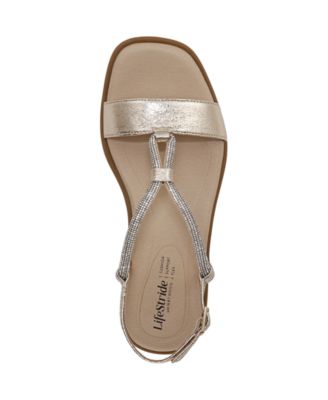 Women's Radiant Square Open Toe Slingback Dress Sandals