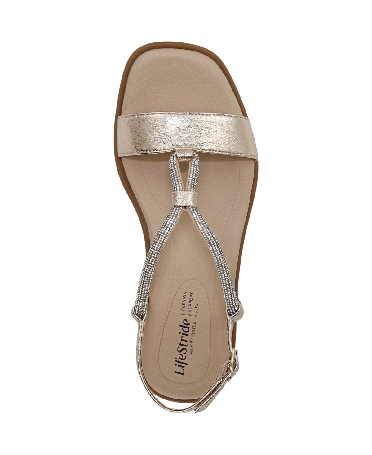 LIFESTRIDE WOMEN'S RADIANT SQUARE OPEN TOE SLINGBACK DRESS SANDALS 